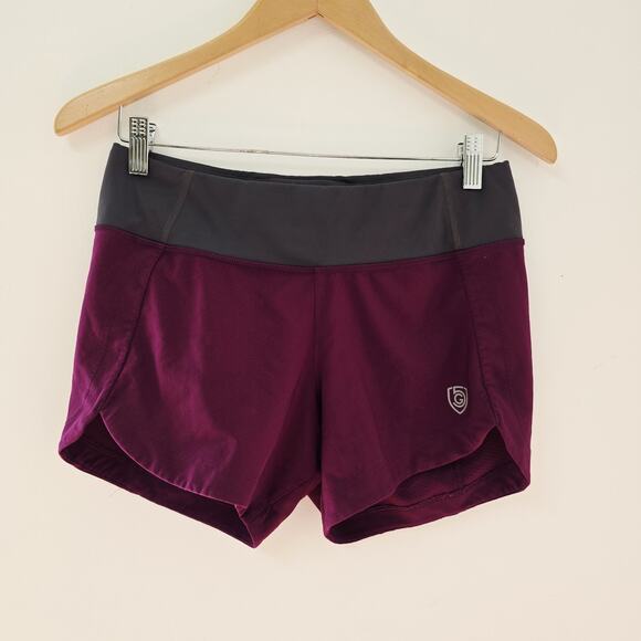 Goal Five Athletic Shorts S Womens Fast Free Purple Stretch Running Workout - Picture 1 of 11